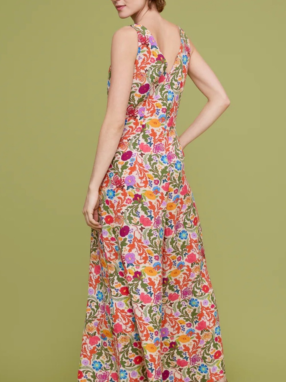 Mixed by Nasrin wide-leg jumpsuit in Solea XS - Picture 6 of 7